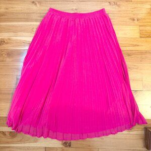 Women A New Day A Line Ruffle Skirts in Hot Pink Size Medium